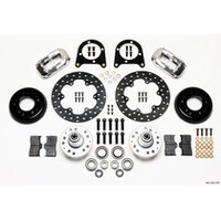 Wilwood Forged Dynalite Front Drag Kit Drilled Rotor 37-48 Ford Psgr. Car Spindle