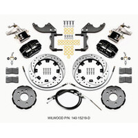 Wilwood Dynapro Radial4 / MC4 Rear Kit 12.19 2014-2015 Mini Cooper w/Lines & Cables