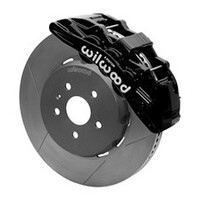 Wilwood SX6R Front Brake Kit 15in Lug Drive Slotted/Drilled Black w/ Lines 10-14 Chevrolet Camaro SS