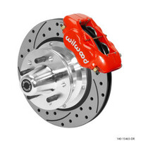 Wilwood Forged Dynalite Pro Series Front Brake Kit Black Caliper 11.00in SRP Drilled & Slotted Rotor