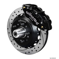 Wilwood Narrow Superlite 6R Front Big Brake Kit 12.88in SRP Drilled and Slotted Rotor - Red