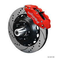 Wilwood Narrow Superlite 6R Front Big Brake Kit 14.00in SRP Drilled and Slotted Rotor - Black