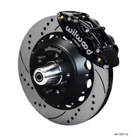 Wilwood Narrow Superlite 6R Front Big Brake Kit 14.00in SRP Drilled and Slotted Rotor - Red