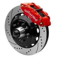 Wilwood Narrow Superlite 6R Big Brake Front Brake Kit 96-87 Chevy & GMC C10/C15 - Red