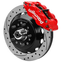 Wilwood 70-81 FBody/75-79 A&XBody FNSL6R Frt Brk Kit 12.88in D/S Rtr Blk Caliper Use w/ PD Spindle