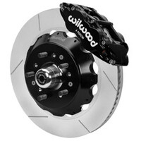 Wilwood 70-81 FBody/75-79 A&XBody FNSL6R Frt BBK 14in D/S Rtr Blk Calipers Use w/ Pro Drop Spindle