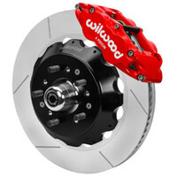 Wilwood 70-81 FBody/75-79 A&XBody FNSL6R Frt BBK 14in Rtr Blk Calipers Use w/ Pro Drop Spindle