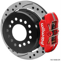 Wilwood Ford Explorer 8.8in Rear Axle Dynapro Disc Brake Kit 11in Drilled/Slotted Rotor -Blk Caliper