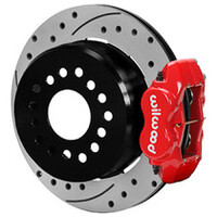 Wilwood Ford Explorer 8.8in Rear Axle Dynalite Disc Brake Kit 12.19in Drill/Slot Rotor Blk Caliper