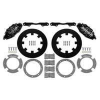 Wilwood 17-21 Can-Am X3RS Black 6-Piston Front Kit 11.25in - Drilled Rotors