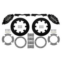 Wilwood 17-21 Can-Am X3RS Black 6-Piston Rear Kit 11.25in - Drilled Rotors