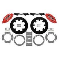 Wilwood 17-21 Can-Am X3RS Black 6-Piston Rear Kit 11.25in - Undrilled Rotors