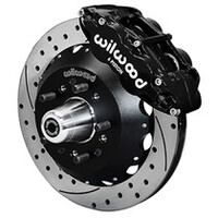 Wilwood 55-57 Chevy Bel Air Superlite 6R Kit, 5 x 4.50in/4.75in Hub - 12.88in D&S Rotor - Red