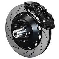 Wilwood 55-57 Chevy Bel Air Superlite 6R Kit, 5 x 4.50in/4.75in Hub - 14.00in D&S Rotor - Red