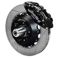 Wilwood 55-57 Chevy Bel Air Superlite 6R Kit, 5 x 4.50in/4.75in Hub - 14.00in Slotted Rotor - Red