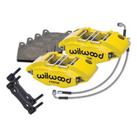 Wilwood 69-74 Porsche 911 Front Powerlite Caliper Kit 3in MT - Black