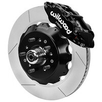 Wilwood Forged 6 Piston Superlite Caliper, SRP 72 Vane Vented Spec37 Drilled & Slotted Rotor - 14.00