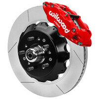 Wilwood Forged 6 Piston Superlite Caliper, SRP 72 Vane Vented Spec37 Slotted Rotor - 14.00x1.25