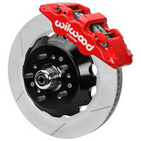 Wilwood Forged 6 Piston Superlite Caliper, GT 72 Vane Vented Spec37 Slotted Rotor - 14.00x1.25