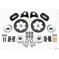 Wilwood Forged Dynalite Front Drag Kit Drilled Rotor CPD 62-72 B 62-72 E w/9in Drum