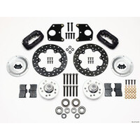 Wilwood Forged Dynalite Front Drag Kit Drilled Rotor CPD 65-72 A w/10in Drum