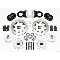 Wilwood Forged Dynalite Front Drag Kit Drilled Rotor 1965-1969 Mustang Disc & Drum Spindle