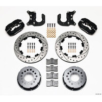 Wilwood Forged Dynalite Rear Drag Kit Drilled Rotor Mopar/Dana 2.36in Off w/Snap Ring Brng