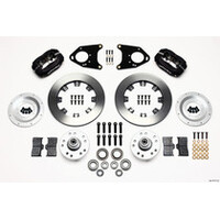 Wilwood Forged Dynalite Front Kit 12.19in Drilled 71-80 Pinto/Mustang II Disc & Drum