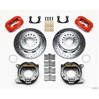 Wilwood Forged Dynalite P/S P-B Kit Drilled-Red New Big Ford 2.50in Offset