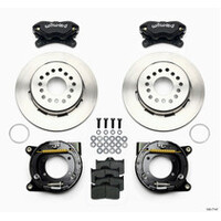 Wilwood Forged Dynalite P/S Park Brake Kit Red Chevy 12 Bolt w/ C-Clips