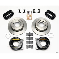 Wilwood Forged Dynalite P/S Park Brake Kit Red New Big Ford 2.50in Offset Front Caliper Mount