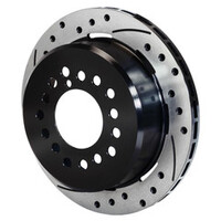 Wilwood Rotor-2.32in Offset-SRP-BLK-Drill-LH 11.00 x .810 - 5 Lug