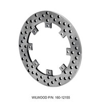 Wilwood Rotor-SuperAlloy-Rear Drag-Drilled 11.44 x .350 - Dynamic (Snap Ring Mnt)