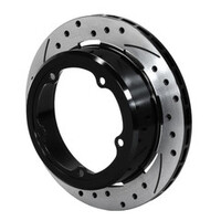 Wilwood Rotor-1.91in Offset-SRP-BLK-Drill-RH 11.00 x .810 - 5 x 5.75in Floater