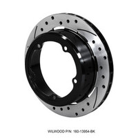 Wilwood Rotor-1.91in Offset-SRP-BLK-Drill-LH 11.00 x .810 - 5 x 5.75in Floater