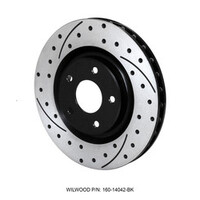 Wilwood Rotor-Front-SRP-C5/C6 Vette L/H-BLK 12.80 x 1.25 - 5 x 4.76