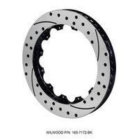 Wilwood Rotor-SRP48 SPC-37-LH-BLK-Drill 12.88 x 1.25 - 12 on 8.75in