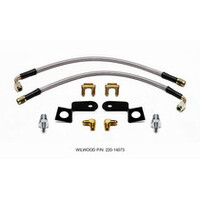 Wilwood 15-21 Toyota 4Runner Flexline Kit 14in M10-1.00 IF 1/8-27 NPT w/ Bracket