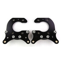 Wilwood Brackets (2) - P/S Rear - New Style Big Ford 2.50in Offset