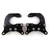 Wilwood Brackets (2) - P/S Rear - 12 Bolt C-Clip Eliminator