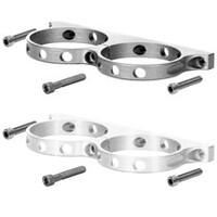 Wilwood Single Aluminum Reservoir Lightweight Bracket w/ Mounting Screws - Billet