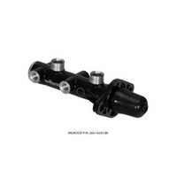 Wilwood Tandem Remote Master Cylinder - 1in Bore Ball Burnished