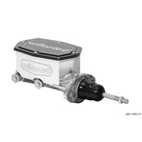 Wilwood Compact Tandem Master Cylinder - 7/8in Bore - w/Pushrod fits Mustang (Ball Burnished)