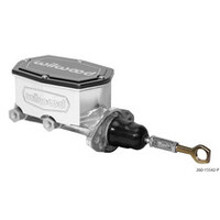 Wilwood Compact Tandem Master Cylinder - 1in Bore - w/Pushrod - Fits Mustang (Black)