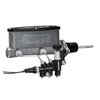 Wilwood HV Tandem M/C Kit w L/H Bracket & Prop Valve - 7/8in Bore Ball Burnished-W/Pushrod