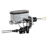 Wilwood Mopar Compact Tandem Master Cylinder Kit w/ Combination Valve & Pushrod 15/16in Bore - Black