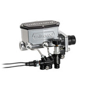 Wilwood Compact Tandem Master Cylinder w/ Combination Valve 1-1/8in Bore - Black