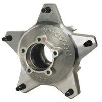 Wilwood Hub-Starlite 55 Rear - Standard Offset 5/8 C Studs-Drilled-Black-Less Races