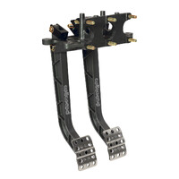 Wilwood Adjustable Dual Pedal - Brake / Clutch - Rev. Swing Mount - 6.25:1