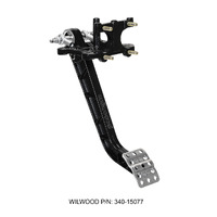 Wilwood Adjustable-Trubar Brake Pedal - Dual MC - Rev. Swing Mount - 6.25:1